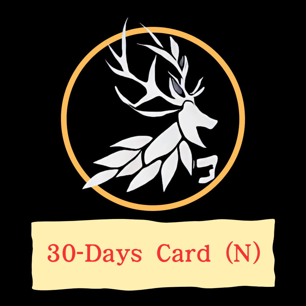 30 Days Card-(Normal)